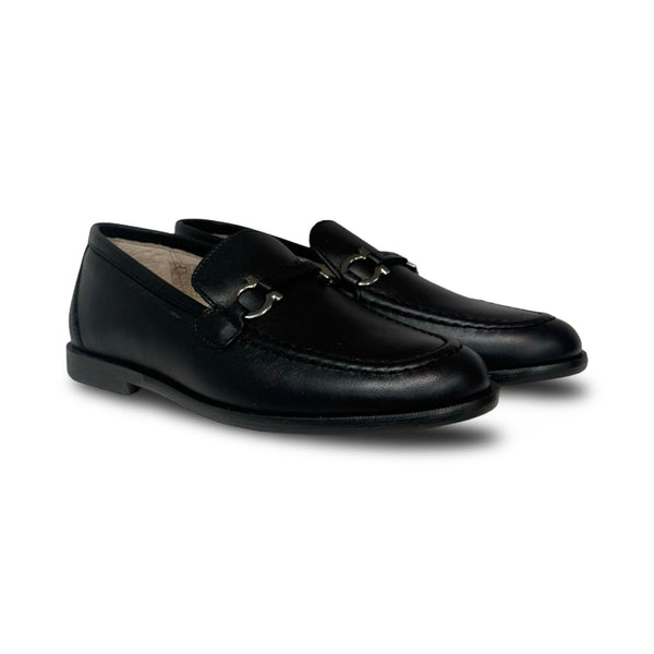 Gravitas Black Leather Loafer